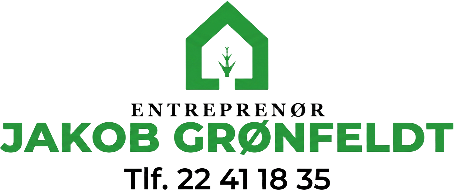 Entreprenør Jakob Grønfeldt logo